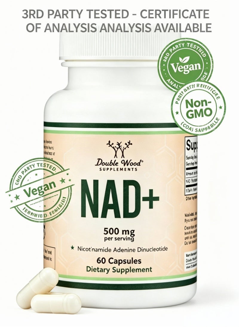 مكمل غذائي معزز لـ NAD+ مشابه لنيكوتيناميد ريبوسيد، 500 ملغ لكل جرعة، 60 كبسولة - Image 2