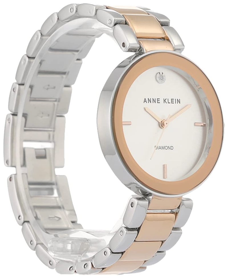 Anne Klein Women's Genuine Diamond Dial Bracelet Watch - Image 2