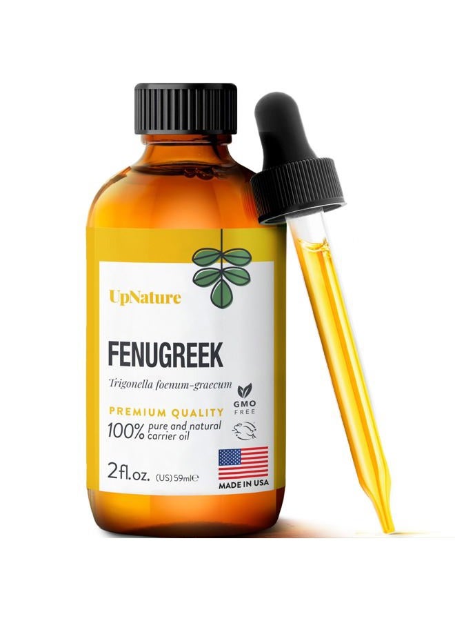 upnature Fenugreek Oil - 100% Pure Fenugreek Seed Extract Essential Oil, 2oz  - Image 1