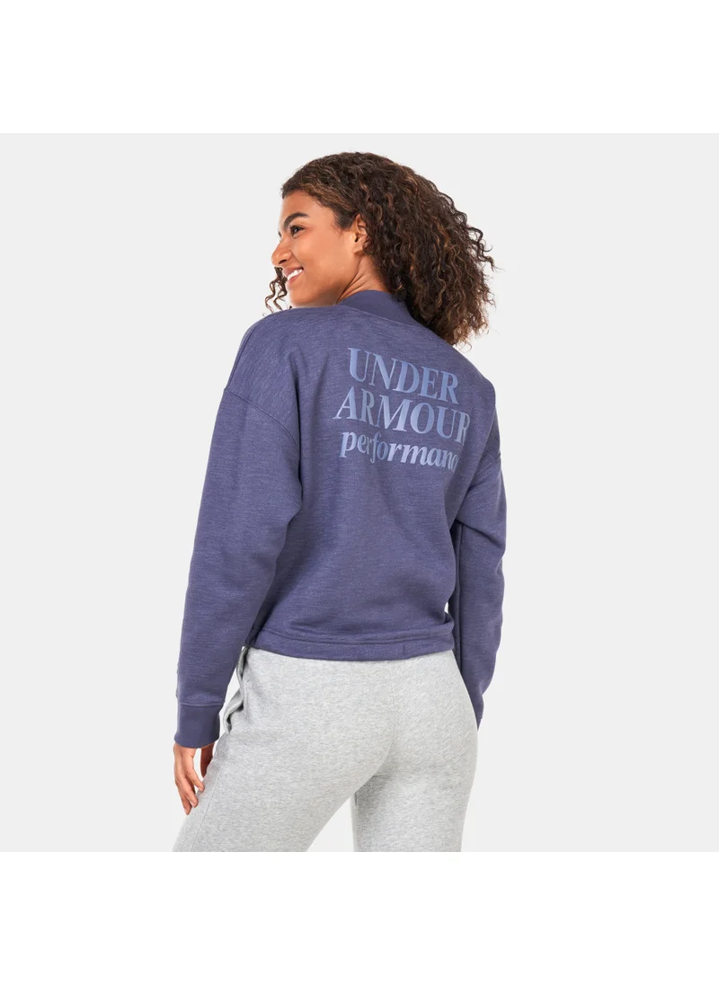 UNDER ARMOUR Women's Essential Script Crewneck Sweatshirt