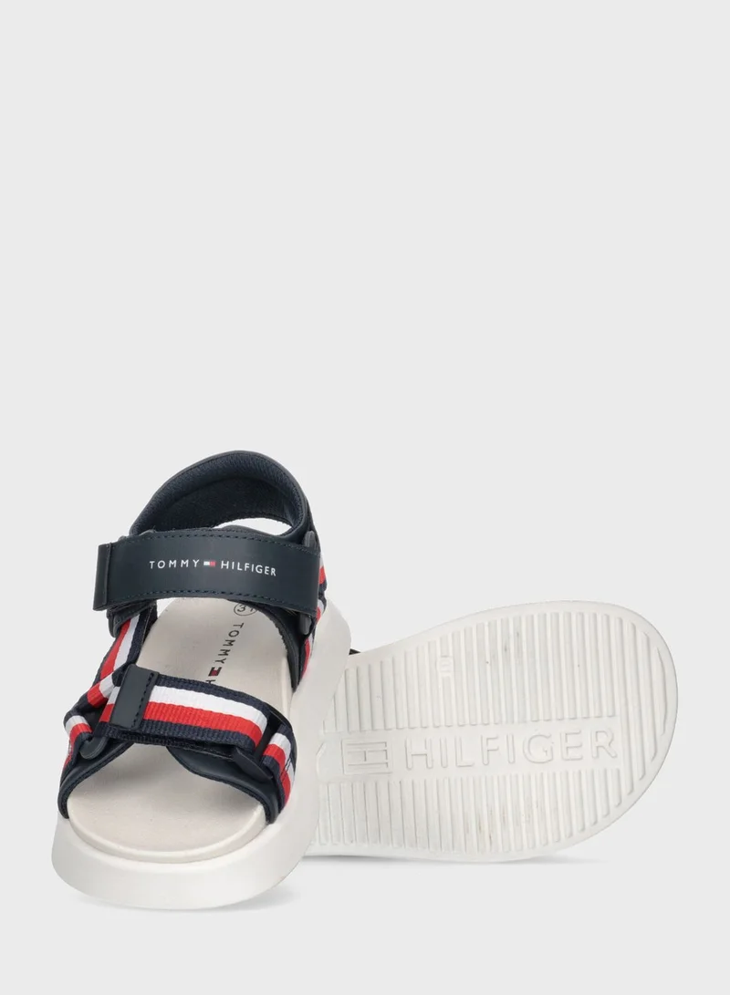 TOMMY HILFIGER Kids Striped Sandals