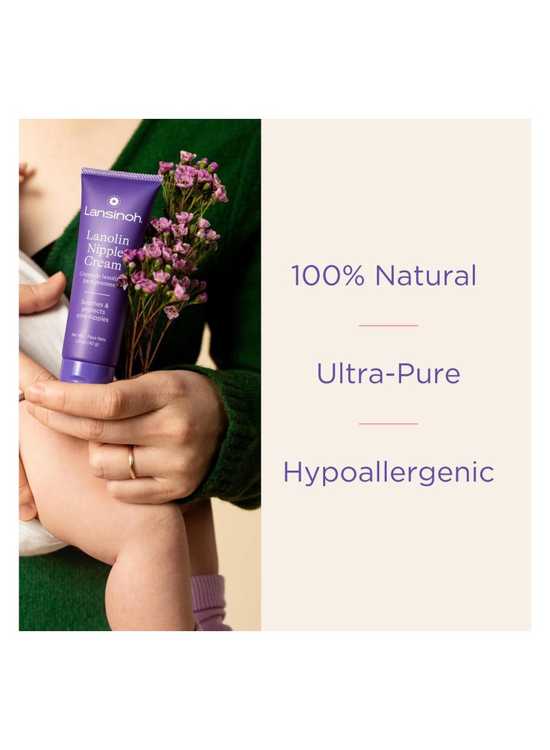 Lansinoh 100% Natural and Safe Baby Lanolin Nipple Cream for Breastfeeding, Ethically Sourced - Image 3