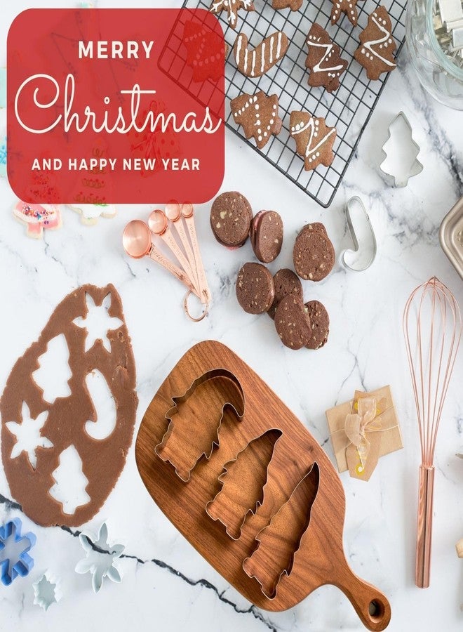 Orapink 3 Pieces Gnome Cookie Cutters Set for Baking Stainless Steel Large Christmas Gnome Shape Cookie Cutter - Image 3