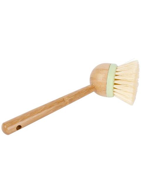 HomePro Dish Brush Bamboo Brushes Household Cleaning Brush With Handle Brush With Natural Wood Stiff Bristles