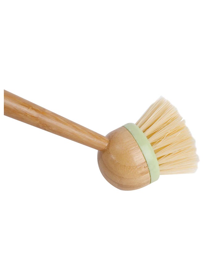 HomePro Dish Brush Bamboo Brushes Household Cleaning Brush With Handle Brush With Natural Wood Stiff Bristles