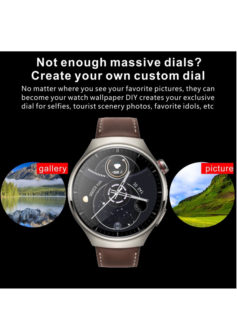 Hommtel - WATCH 4 Pro Formal Edition Black – The Ultimate Smartwatch with 1.62'' AMOLED Display, 2 Extra Straps for Style, Performance, and Everyday Adventure - Image 1