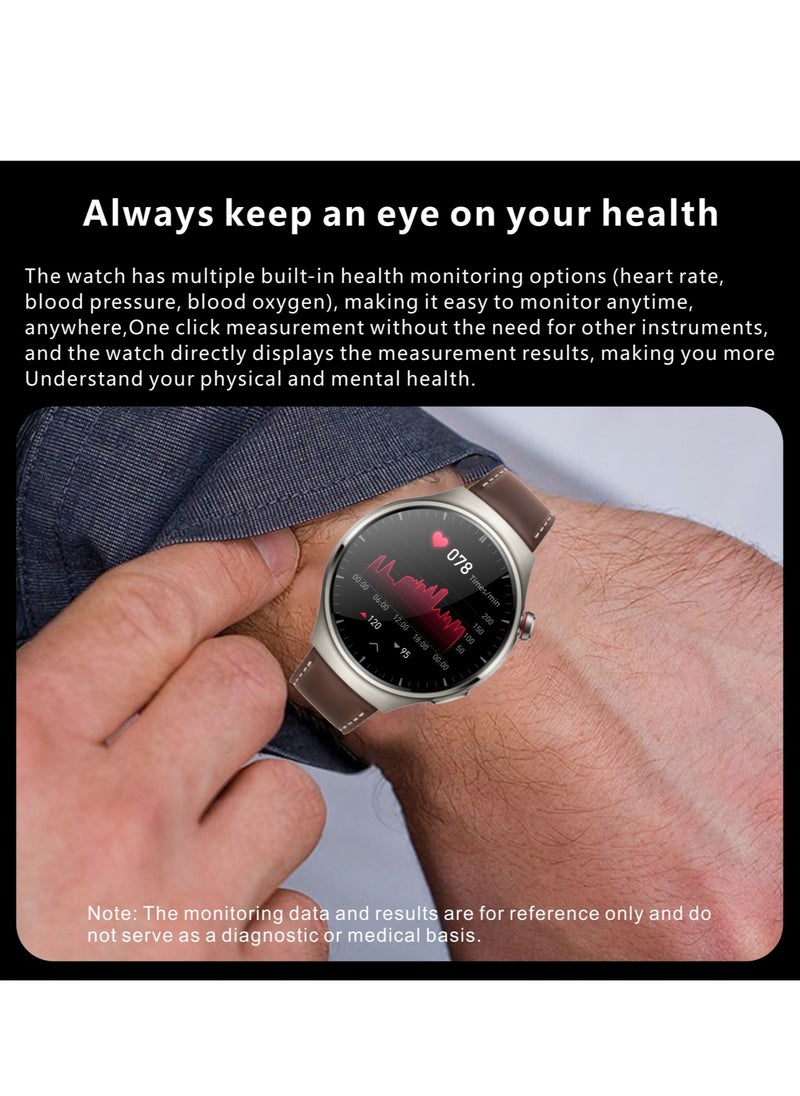Hommtel - WATCH 4 Pro Formal Edition Black – The Ultimate Smartwatch with 1.62'' AMOLED Display, 2 Extra Straps for Style, Performance, and Everyday Adventure - Image 1
