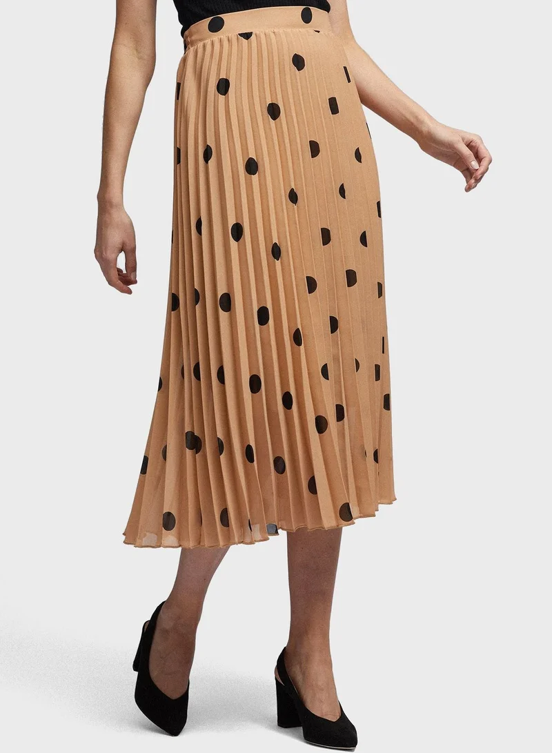 DOROTHY PERKINS Printed Pleated Skirt