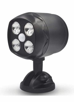 Motion Sensor Outdoor Lights, Battery Operated IP65 Waterproof 8W 600 Lumen 6000K 4LEDs Ultra Bright Lights