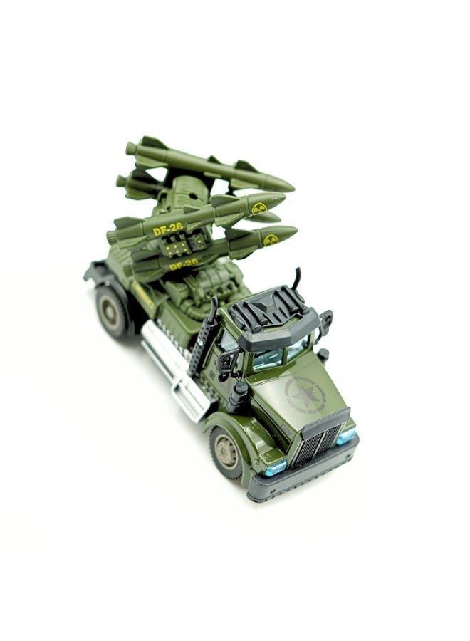 Mini Machines آلات ميني ميني R/C ناقل طاقة عسكري - صاروخ | مقياس 1:64 | 4 قنوات | العمر 3 سنوات وما فوق - Image 5