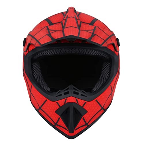 Senhill Dirt Bike Helmets Motocross Helmet ATV Helmet with Goggles for Unisex Youth Kids DOT/FMVSS 218 Approved (M) - Image 4