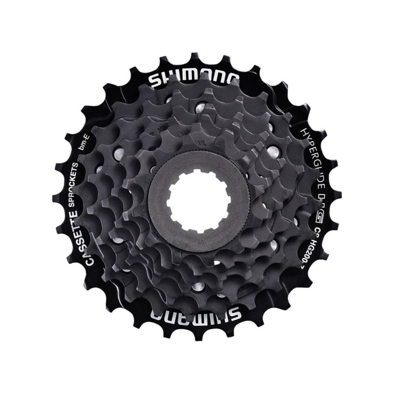 SHIMANO كاسيت شيمانو للرجال HG200 7 سرعات MTB أسود 1228T المملكة المتحدة