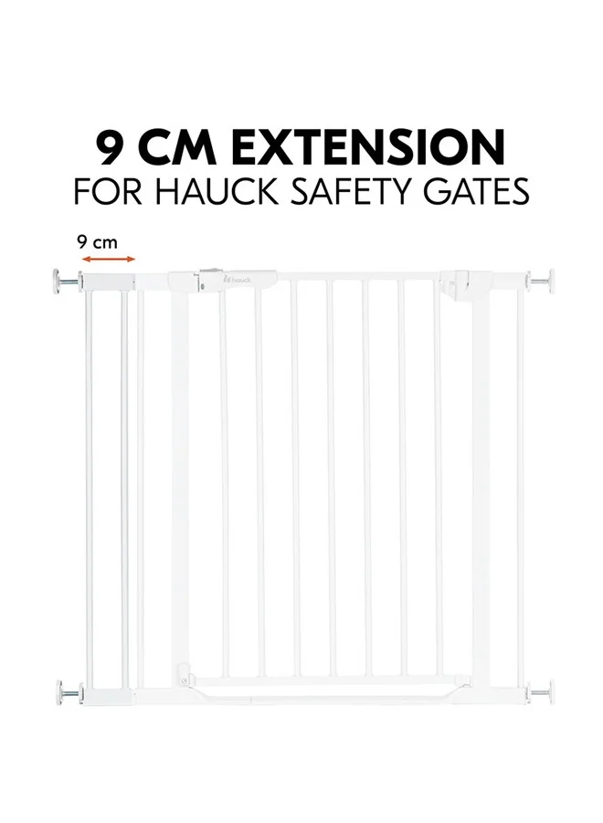 hauck 9 cm Extension For Hauck Child Safety Gate (White)