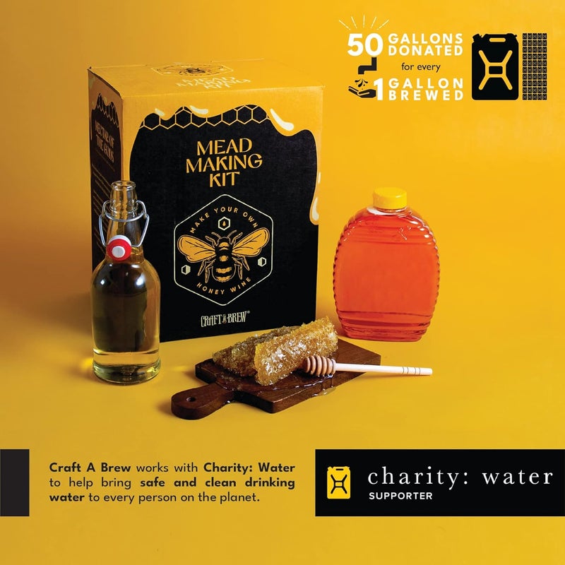 Craft A Brew - Mead Making Kit – Reusable Make Your Own Mead Kit – Yields 1 Gallon of Mead - Image 3