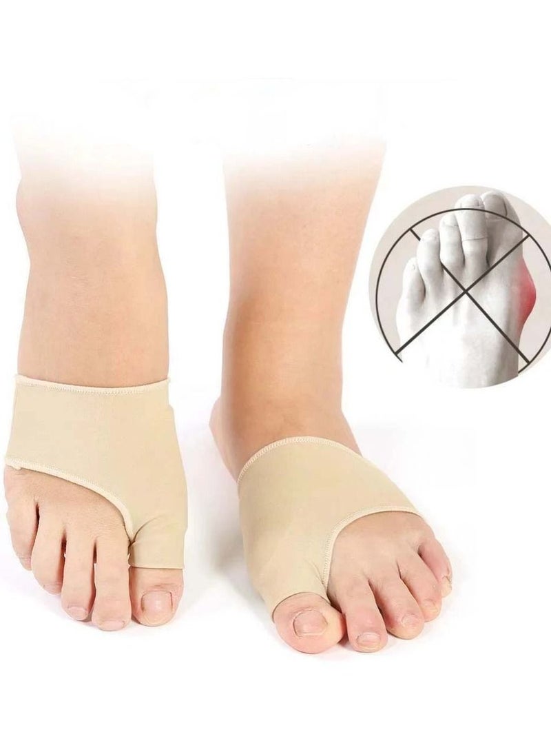 Bunion Corrector 2Pcs Valgus Orthosis for Big Toe Gel Cushion Brace Support Hallux Hammer Pain and Inflammation Relief Guard Shield Unisex Women Men - Image 1