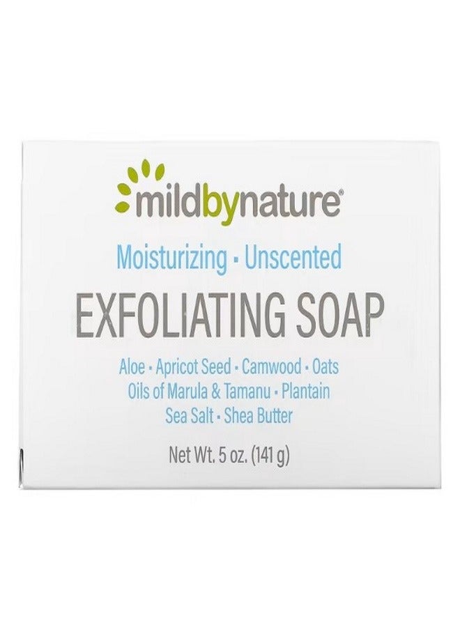mild by Nature Exfoliating Bar Soap Unscented 5 oz 141 g - Image 1
