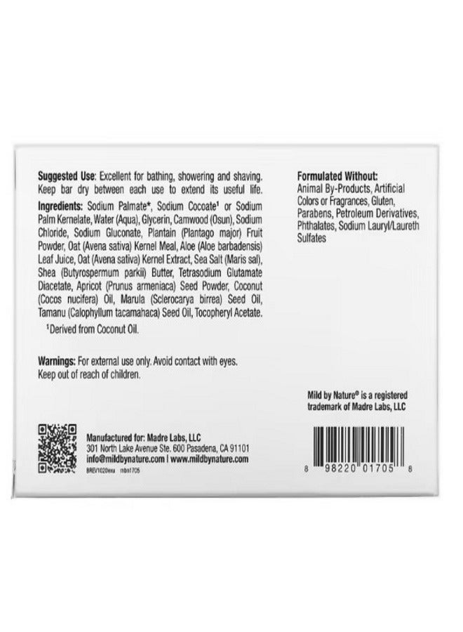 mild by Nature Exfoliating Bar Soap Unscented 5 oz 141 g - Image 2