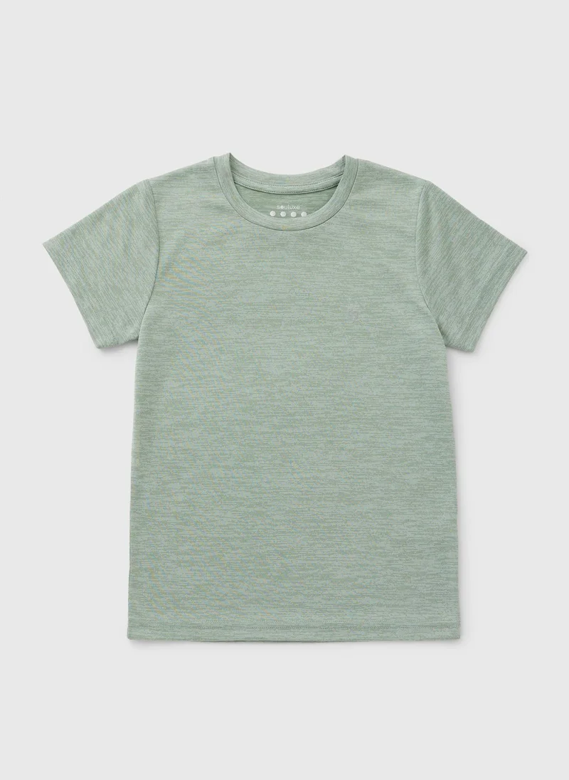 ماتلان تيشيرت رياضي أخضر للأولاد من سوللوكس