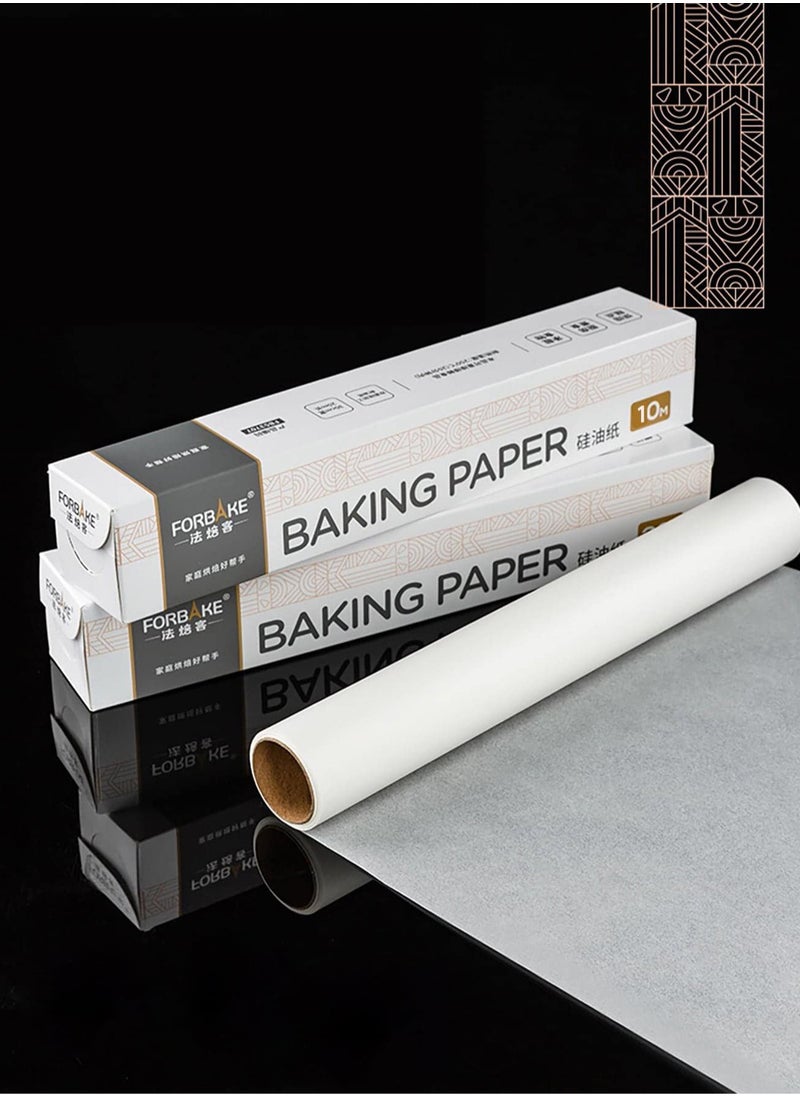 Generic 10m Food-Grade Silicone Parchment Paper Roll – Non-Stick, Oil-Proof & Waterproof Baking Pan Liners – Double-Sided, Thick & Tear-Resistant for High-Temperature Use – Ideal for Air Fryers, Ovens, BBQ, Steaming, Grilling & Dessert Making – Essential Kitchen Tool for Home & Professional Use  - Image 5