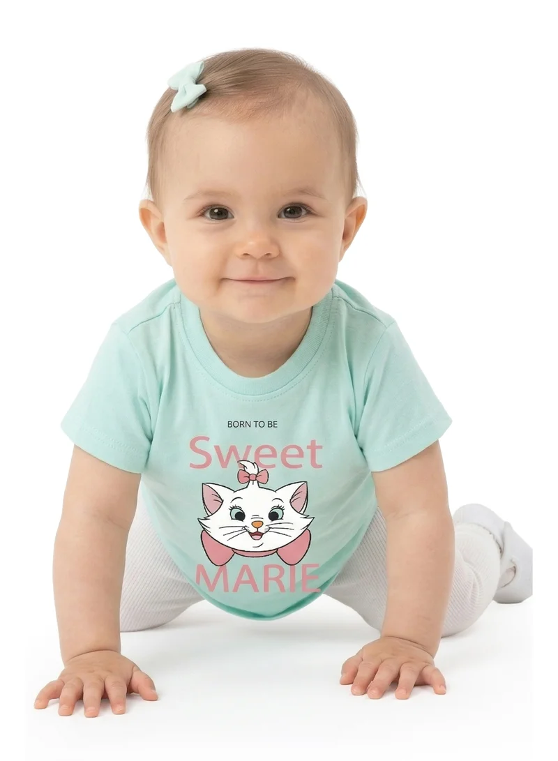 ديزني Disney Baby Girls Marie “Born to Be Sweet” Cotton T-Shirt