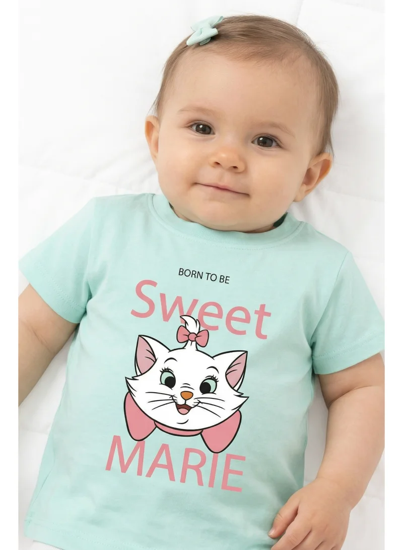 Disney  Disney Baby Girls Marie “Born to Be Sweet” Cotton T-Shirt for Kids | Best Price UAE