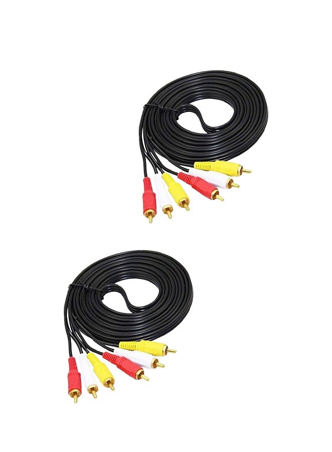Taimi 2-Piece RCA Cable for Audio, Video Applications 10m - Image 1