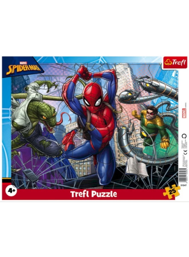 Trefl Disney Marvel Spider-Man Brave Puzzle - 25 Pieces
