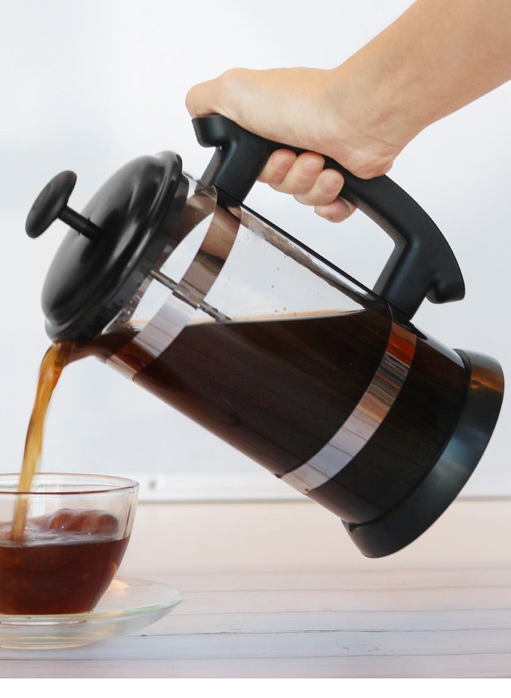 Excellent Coffee Brewing Pot Band Brewed French Filter Press Pot Household Flower Teapot Simple Press Teapot  - Image 2
