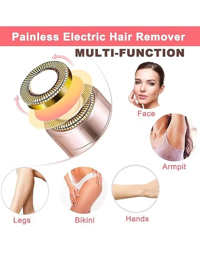 Flawless Women Facial Hair Remover - Hair Removal Shaver For Women - Usb Rechargeable Women Facial Shaver Trimmer For Face Lip Chin Peach Hair Arm Leg And Bikini Line - Image 4