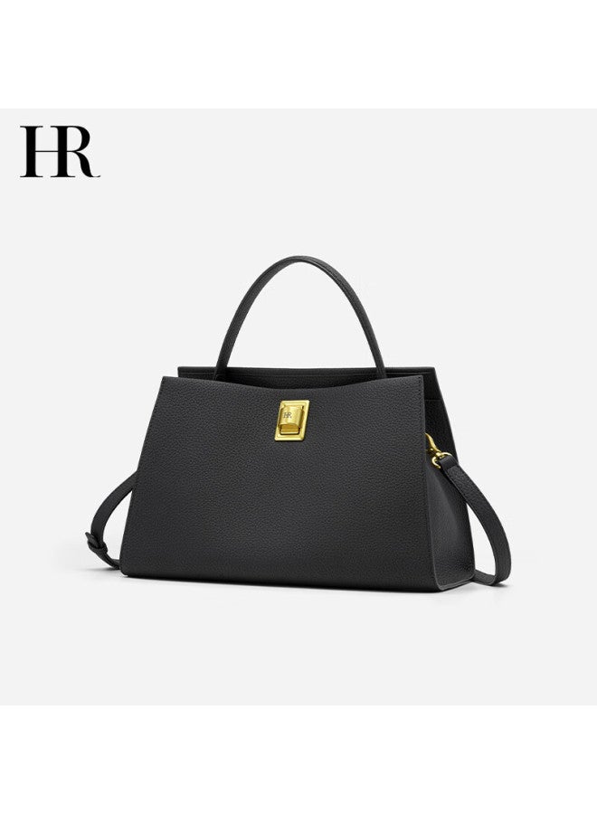 Hrhr Women's Handbag Office Commuter Top Handle Bag First Layer Cowhide Shoulder Crossbody Bag Birthday Gift For Women - Image 2