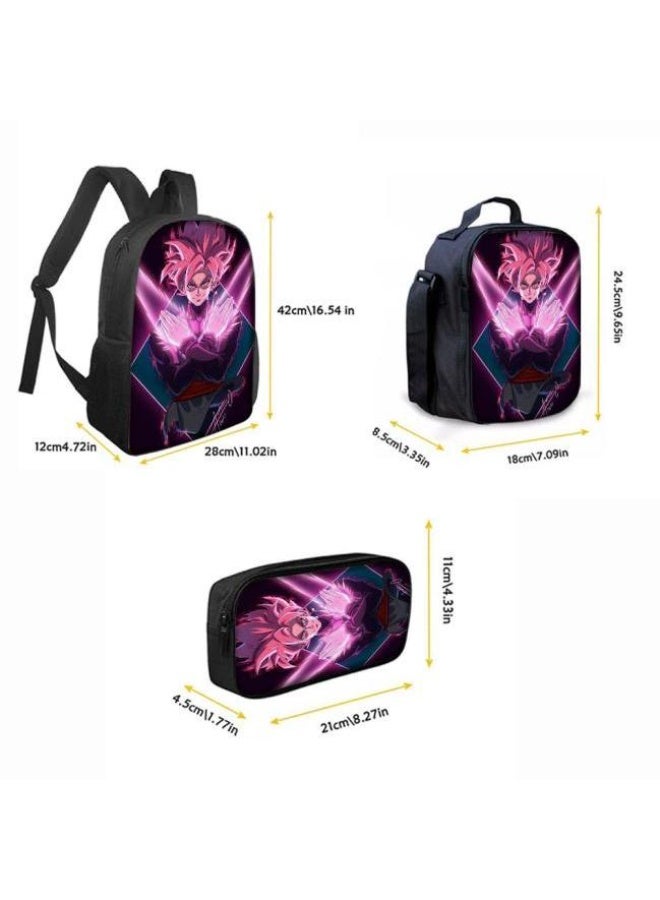 عام حقيبة ظهر مطبوعة عالمية مشتركة - مجموعة حقائب ظهر من ثلاث قطع (متوفرة للطلاب والأطفال والأصدقاء في النزهايات وتسلق الجبال وما إلى ذلك) - 43 - Image 5