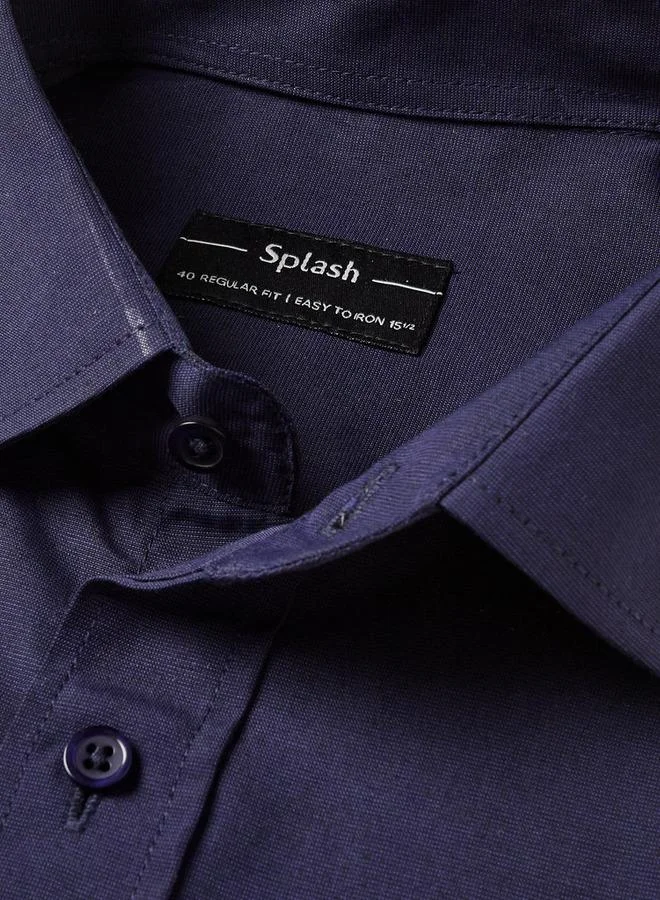 Splash FAV Men Regular Fit Collared Philaphil Long Sleeve Shirt