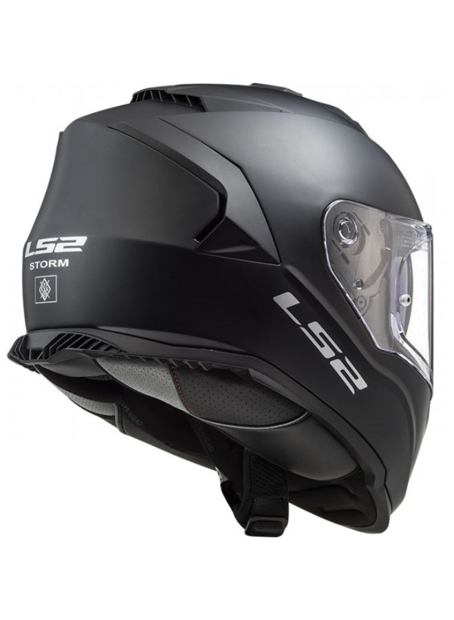 LS2 HELMETS LS2 HELMET STORM II FF800 FULL FACE RACING  - COLOR: MATT BLACK - Image 3