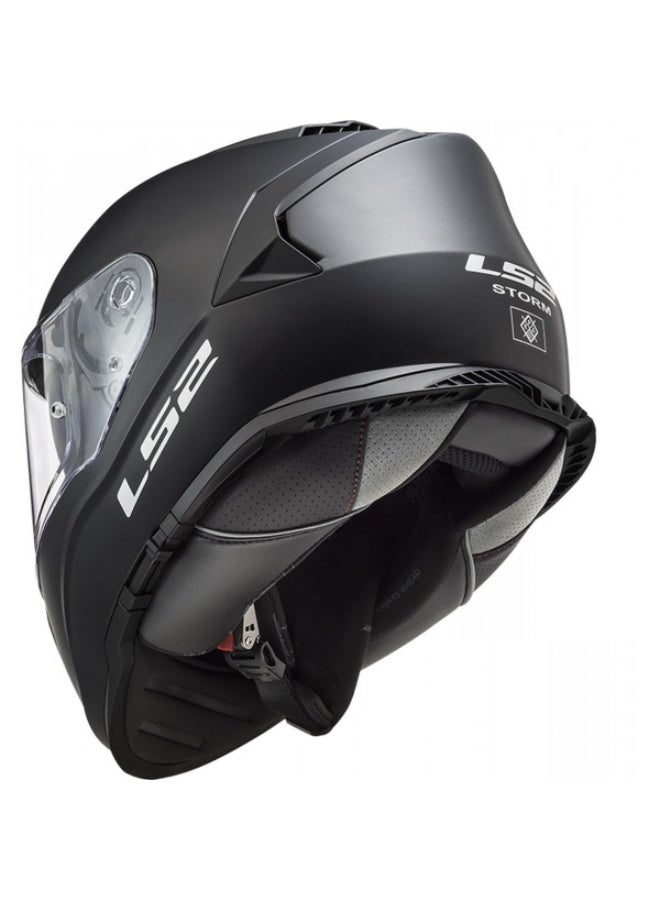 LS2 HELMETS LS2 HELMET STORM II FF800 FULL FACE RACING  - COLOR: MATT BLACK - Image 2
