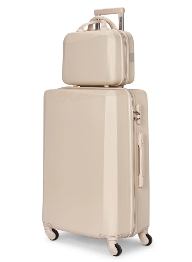 LIMRA Luggage set 4 pieces travel Bags with a distinctive design from limra Beige.