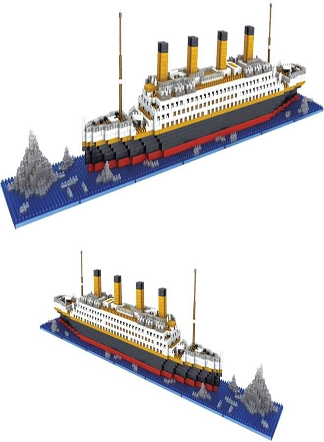 Titanic Model Mini Building Blocks Set, 3D Puzzle DIY Toy, Gift for Adults and Children (1878 Pieces) - Image 2