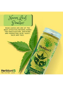Herbtoniq 100% Natural Neem Leaf Powder And Beetroot Powder For Face Pack And Hair Pack (300G)  - Image 4