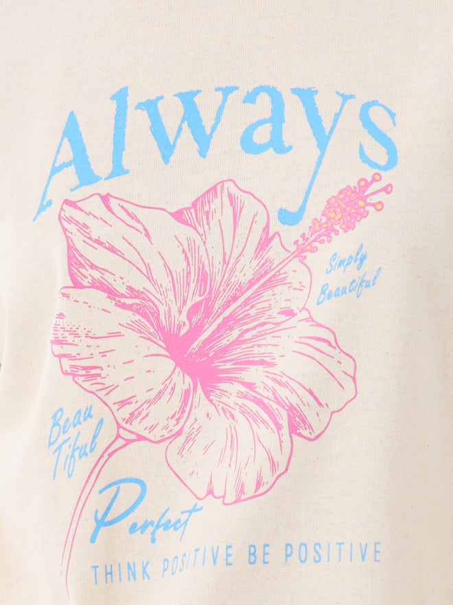 Styli Styli Unwind Graphic Print T-Shirt and Cuffed Pyjama Set  - Image 3