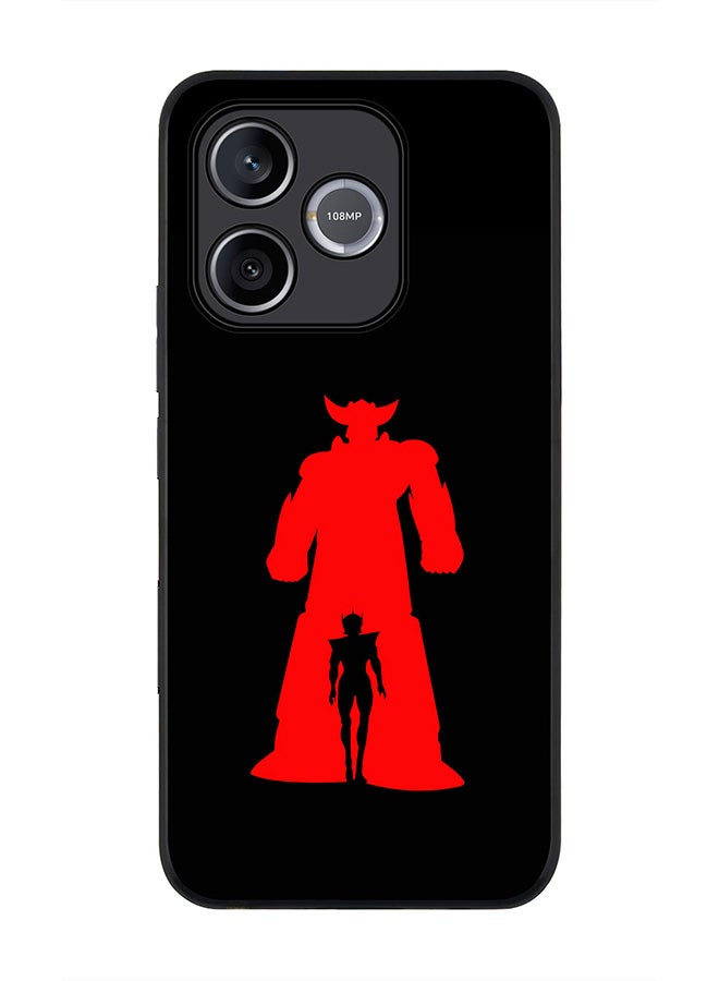 Stylizedd For Honor 600 Lite / 500 Smart / Honor X80i Case,Slim fit Camera Protection, Shockproof Thin Phone cover  - Grendizer (Black) - Image 1