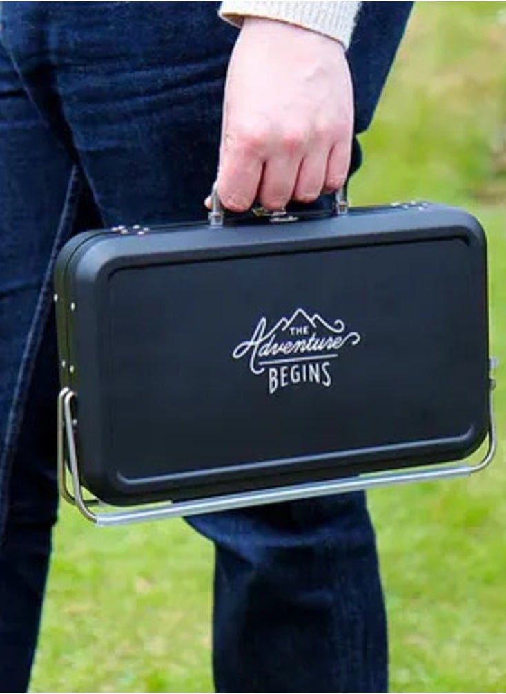 GENTLEMEN'S HARDWARE Portable Suitcase BBQ - Image 3
