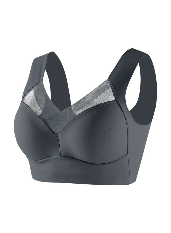 Plus Size Plus Fat Version Vest Seamless Sports Underwear European And American Women's Back Bra