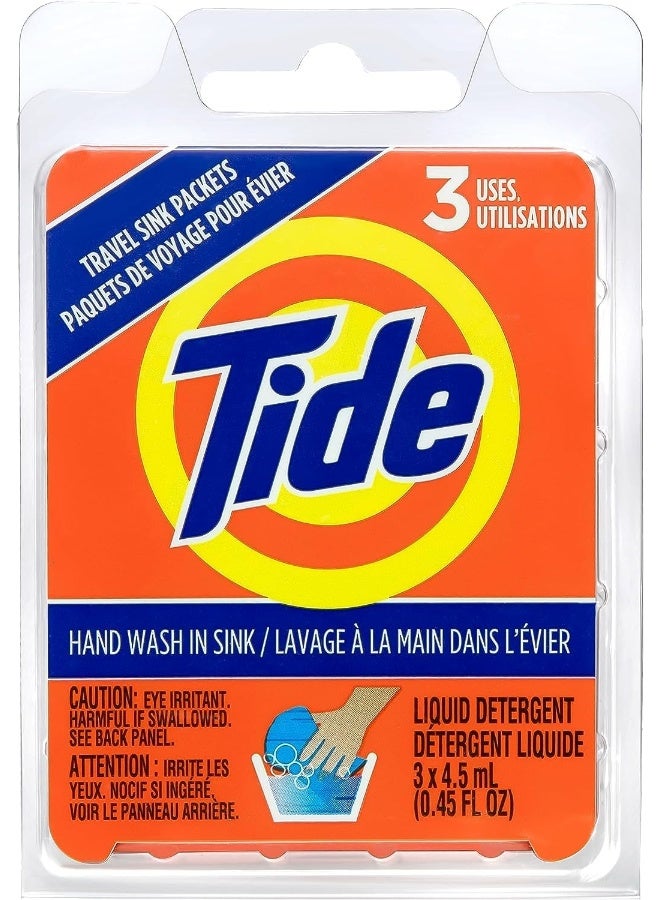 Tide Travel Sink Packets, 3-Count - Image 1