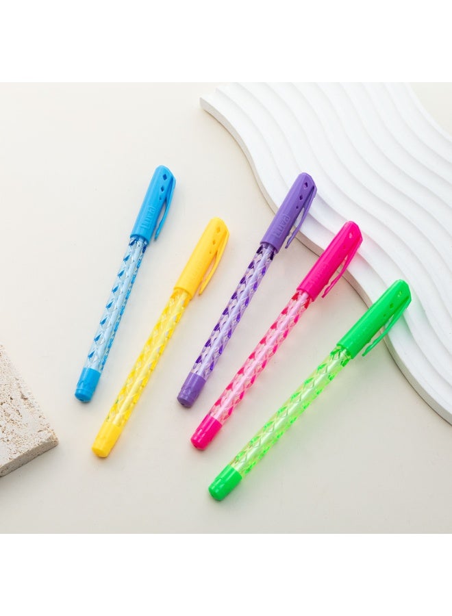 تشيلو طلاء قلم حبر جاف من 30 قطعة - رأس عريض 1.0 مم، ألوان زاهية، تصميم بلوري، كتابة فائقة النعومة، للاستخدام اليومي في المكتب والمنزل والمدرسة - Image 4