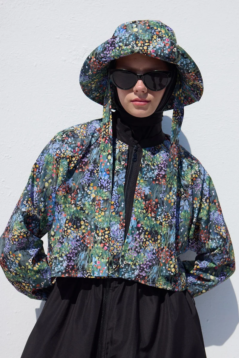 مانوكا Tie Bucket Hat Tiny Flower