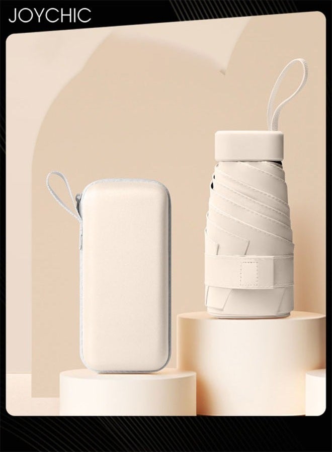 Joychic مظلة صغيرة مضادة للأشعة فوق البنفسجية للنساء والرجال للاستخدام المزدوج لأيام الشمس والمطر قابلة للطي - Image 1