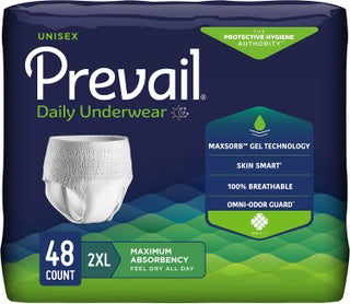 Prevail Daily Protective Underwear - Unisex Adult Incontinence Underwear - Disposable Adult Diaper for Men & Women - Maximum Absorbency - XX-Large - 12 Count (Pack of 4) - pzsku/Z0D07D0D9434FFBEED007Z/45/_/1744283853/bdebca95-a07f-4c6a-b115-60c629484137