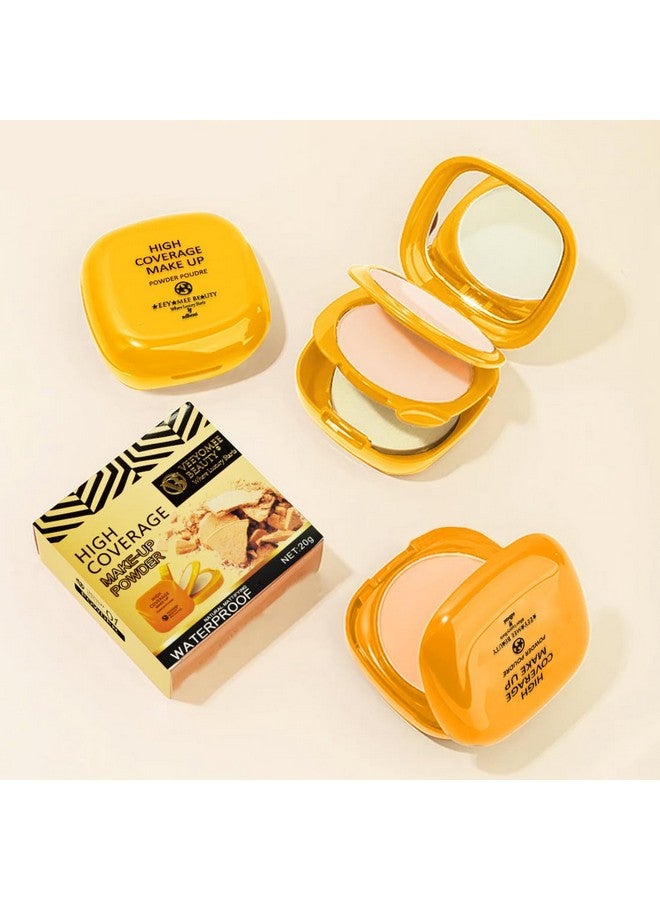 adbeni High Coverage Compact Powder 20Gm | Natural Mattifying Waterproof Makeup Powder | Unveiling Radiant Complexion |Seamless Coverage, Effortless Flair & Timeless Elegance (Shade-01) - Image 2