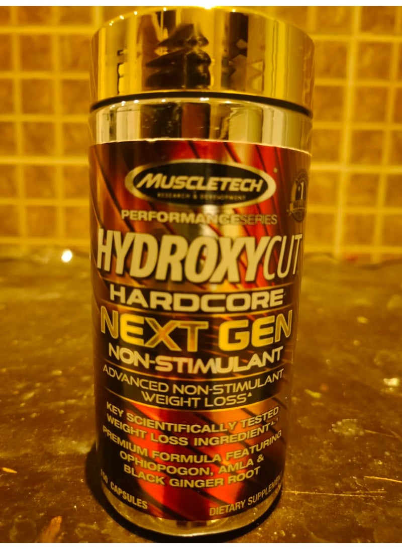 Hydroxycut Hardcore Next Gen, Non-Stim 150 capsules 50 servings - Image 1
