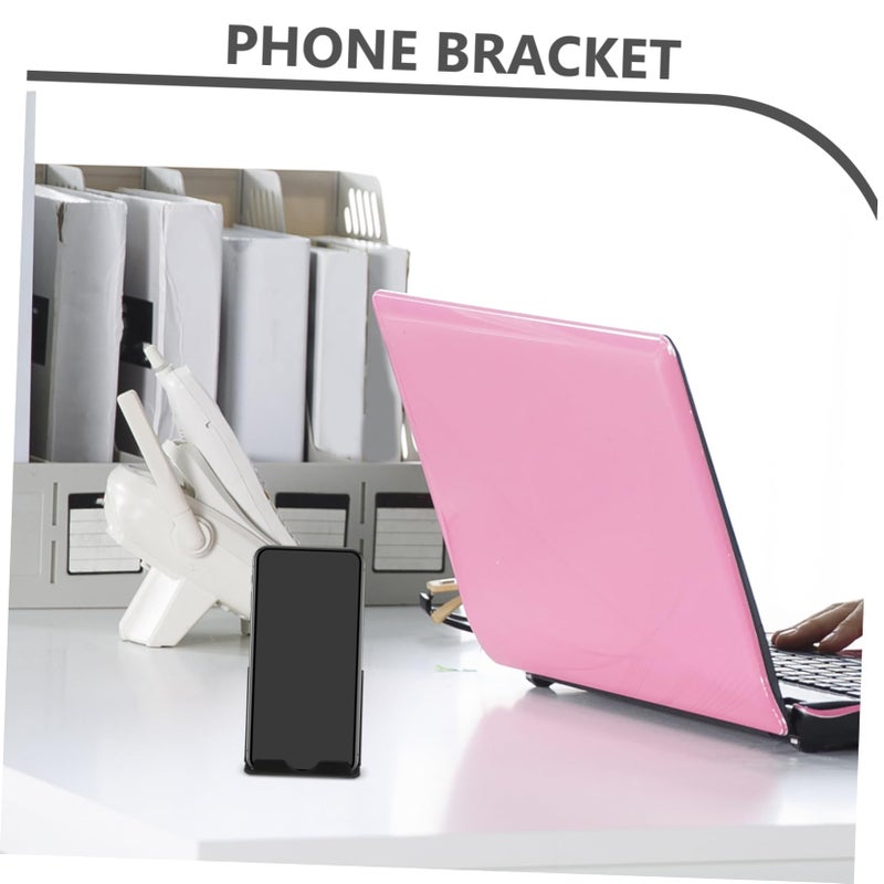 Multi Angle Adjustable Phone Stand Foldable Tablet Holder Desk Anti Slip Black - Image 4