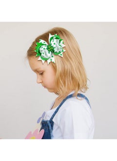 St Patrick'S Day Large Hair Bows 2 Layers Grosgrain Ribbon Bowknots Boutique Alligator Hair Clips Irish Green Shamrock Hairpin Accessories For Kids Girls Women - pzsku/Z0D07EA652912B7DB71BCZ/45/_/1707981205/3fa50e1c-760d-44c7-bf96-dbe6b60bf517